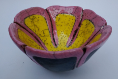 Ceramics-Ember-Vincent-PinkandYellow-Flower-Bowl-2-Spring-scaled