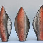 Ceramics-Ember-Vincent-ThreeTallRakuVessels_300
