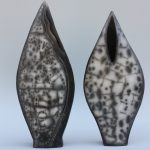 Ceramics-Ember-Vincent-TwoTallBWRakuVessels_300